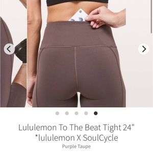 Lululemon Mauve Purple Leggings